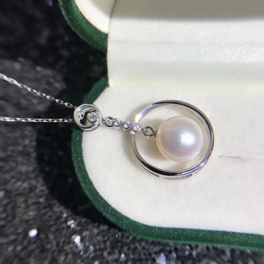 

Горячая DIY крепления 925 стерлингового серебра Кулон Базовые Настройки крепления выводов Запчасти для с жемчугом и кристаллами нефрита Агат 5 шт./лот