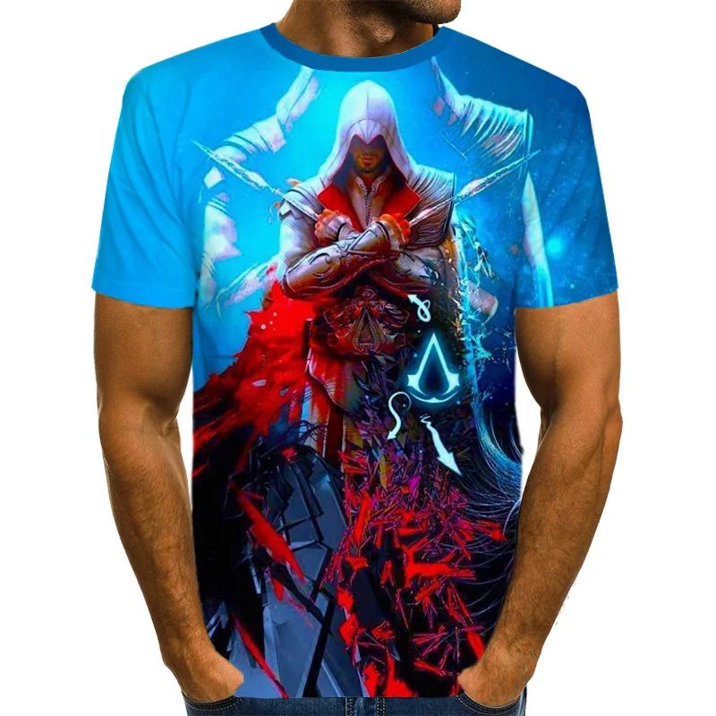 NT871 Call of duty Game 3D T-shirt streetwear for men and women popular short sleeves hrarjuku Game character casual tops t-shirts men - Цвет: NT871