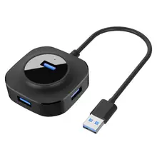 USB 3,0 концентратор 2,0 Мульти USB разветвитель для ПК Несколько USB 4 порта расширитель высокоскоростной 3 хаб мини микро USB3.0 концентратор кардридер