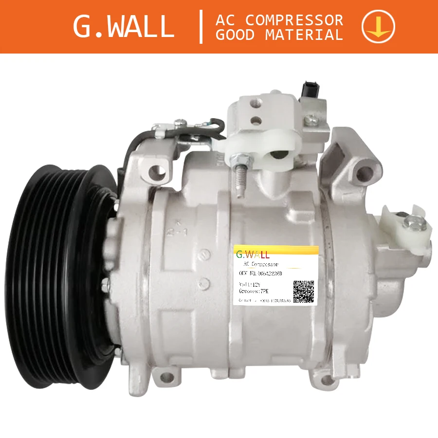 

For Auto AC Compressor Honda Accord 2.4L 006A2226D 388105A2A01 38810-5A2-A01 4472802110 MC247300-9100