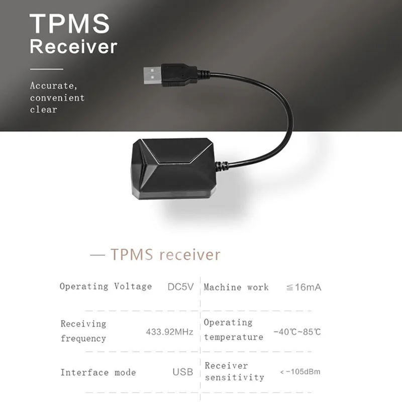 Автомобильный TPMS для Android USB система мониторинга давления в шинах навигационный дисплей беспроводной автомобильный сигнализатор давления в шинах