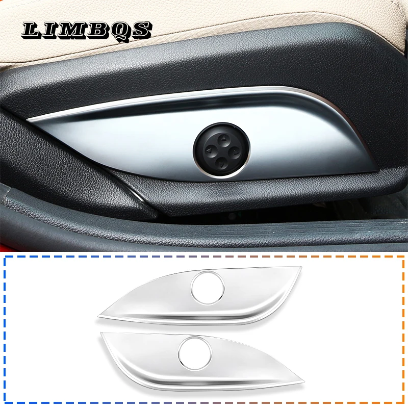 

Chrome Seat Adjust buttons Cover For W205 W212 W213 Mercedes Benz GLC CLS E C Class seat height adjustment Button Panel Trim