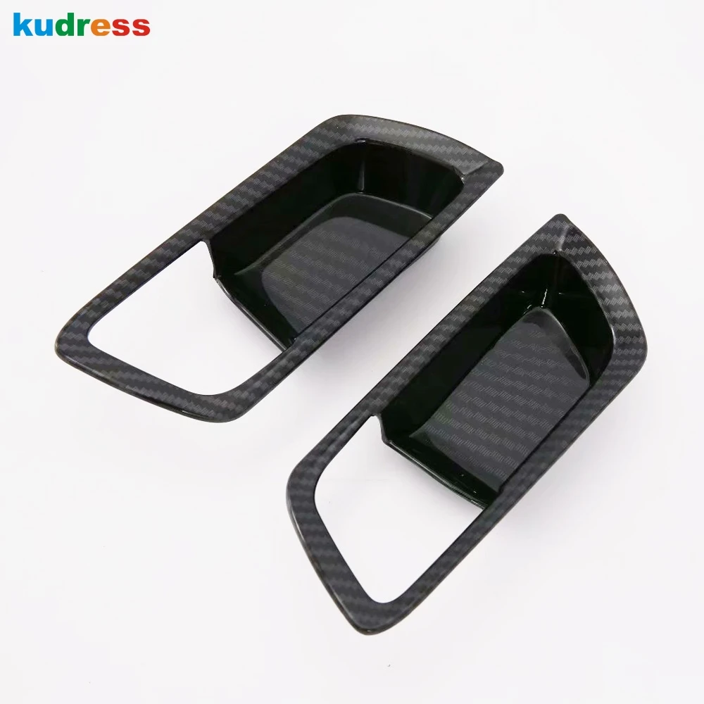 LHD Carbon Fiber Для Toyota Alphard Vellfire накладка на внутреннюю дверную ручку, накладка на чашу, молдинг, декоративный ободок, автомобильный Стайлинг LHD - Название цвета: LHD Carbon Fiber