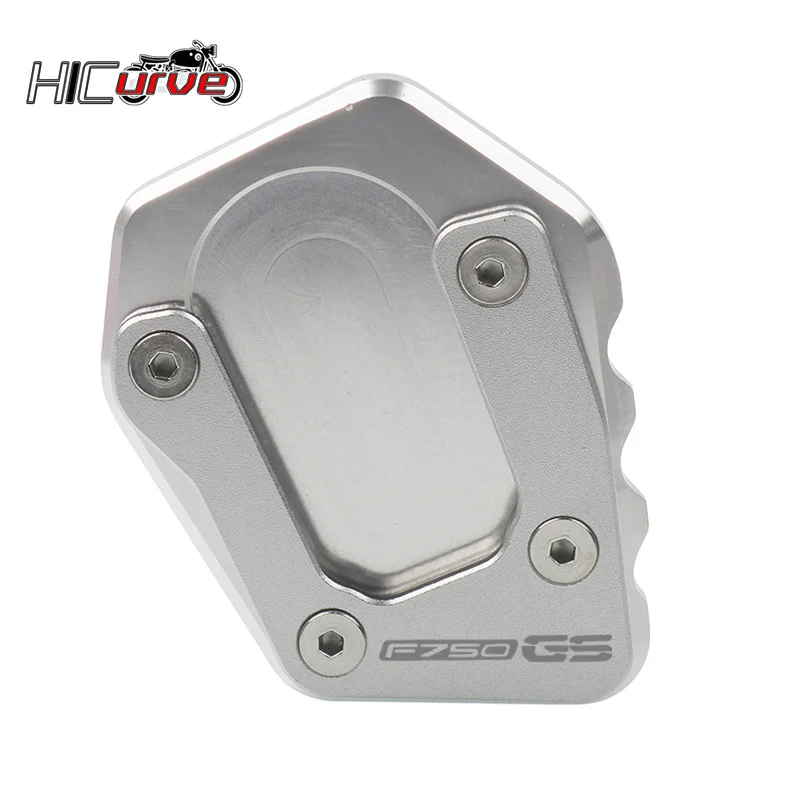Motorcycle Kickstand Foot Extension Pad - Durable Support Plate Enlarge Stand