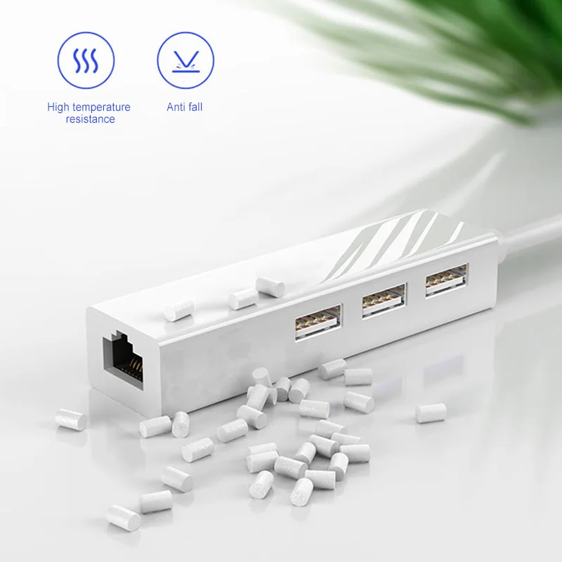 USB 2,0 к RJ45 концентратор 100 м Ethernet адаптер Сетевая карта USB Lan для ноутбука Macbook VDX99