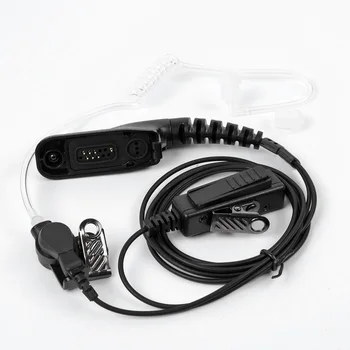 

Metal+Plastic Headset Black Earpiece PTT Replace For Motorola APX8000/7000/6000 XPR6550/6500/6300 Radio Extra