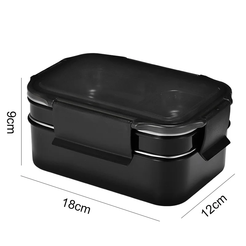 Bento Box контейнер для еды из нержавеющей стали Студенческая коробка для завтрака для еды закуска Съемная впрыска воды слоистая быстрая САМОНАГРЕВАЮЩАЯСЯ еда