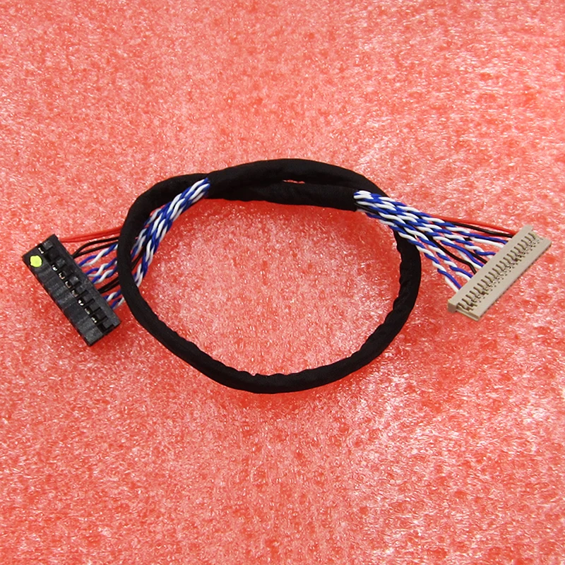 20Pin DF14 20-20 8 Bit LCD Screen Driver Board Line LVDS Screen Cable For RC