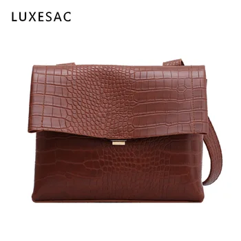 

Small Stone Pattern Leather Crossbody Bags for Women with Wide Shoulder Strap Bolsa Feminina Retro Women's Shoulder Bag Sac Main