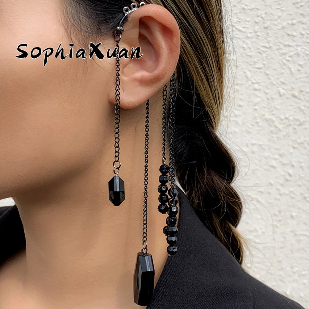 Модные украшения SophiaXuan 1 шт. Симпатичные простые серьги-клипсы в форме звезды
