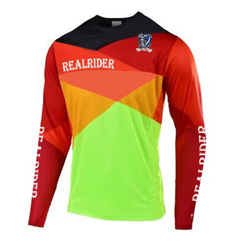 M Mx moto cross jersey спортивная одежда рубашка с длинным рукавом крест mx moto gp mtb горный велосипед - Цвет: M