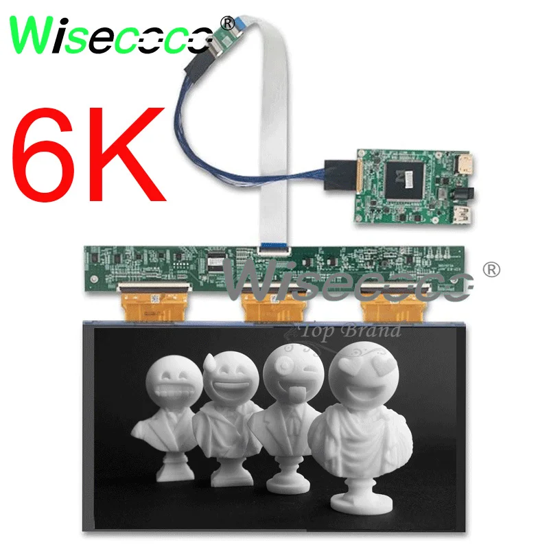 

12.8 inch 6K Monochrome Screen 5448x3064 high transmission 3D printer Display For ELEGOO JUPITER Monochrome