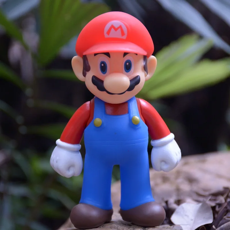 Фигурки "Супер Марио" игрушки Super Mario Bros Bowser Luigi Koopa Yoshi Mario Maker Odyssey ПВХ фигурка модель куклы игрушка - Цвет: C