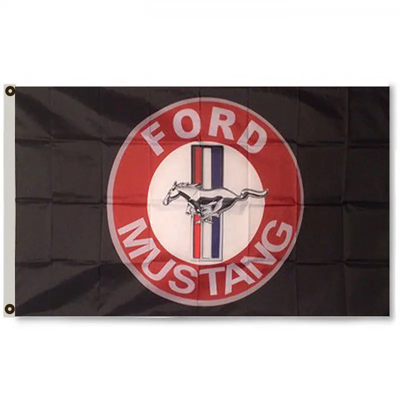 3ft x 5ft 3 x5ft FORD MUSTANG GT Шелби пони эмблемы Гоночный флаг печати баннер, флаг из полиэстера Размеры 150*90 см