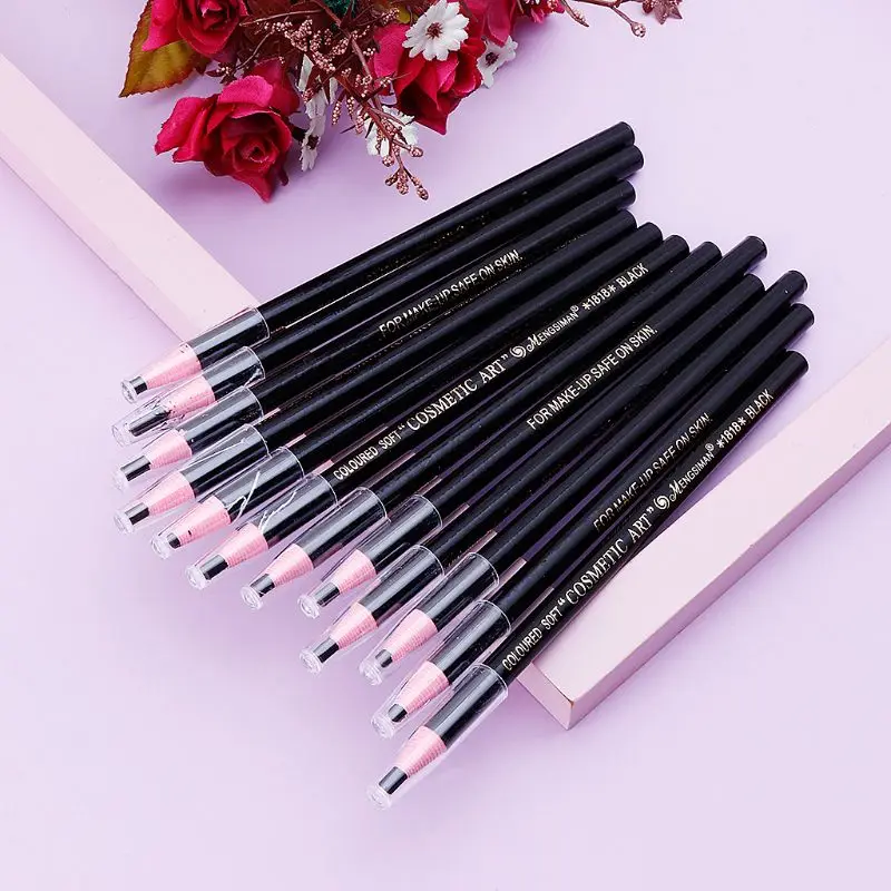 

12pcs/set Eyebrow Pencil Colored Soft Cosmetic Art Permanent Makeup Waterproof