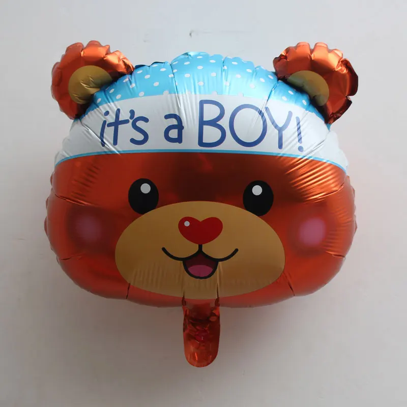 bear 2 шт. мини-шары из фольги для животных украшения для дня рождения Детские шарики для рыбки надувные игрушки Детские шарики для вечеринки - Цвет: bear