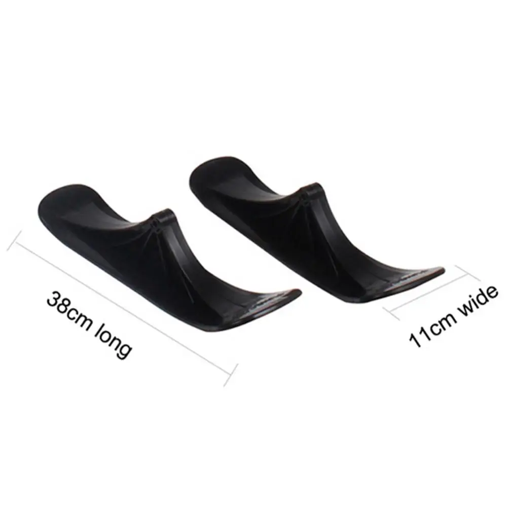 2Pcs Winter Snow Scooter Ski Sled Children's Dual-use Ski Two-in-one Scooter Two Wheels Riding Tyre Parts Sleigh Accessories