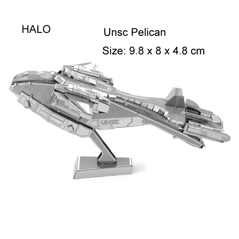 HALO модели 3D Металлические Головоломки Unsc модели наборы лазерной резки DIY собрать головоломки игрушки рабочего стола Декор подарки для взрослых детей - Цвет: 11