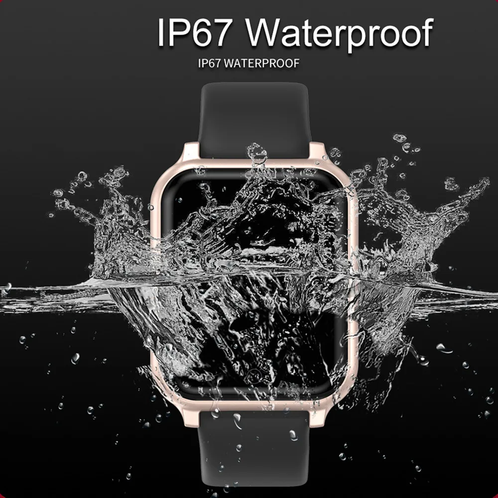 ShuoboZD T70 для Apple Watch, шагомер, управление музыкой, несколько циферблатов, пульсометр, фитнес-часы для мужчин и женщин, Android IOS VS B57