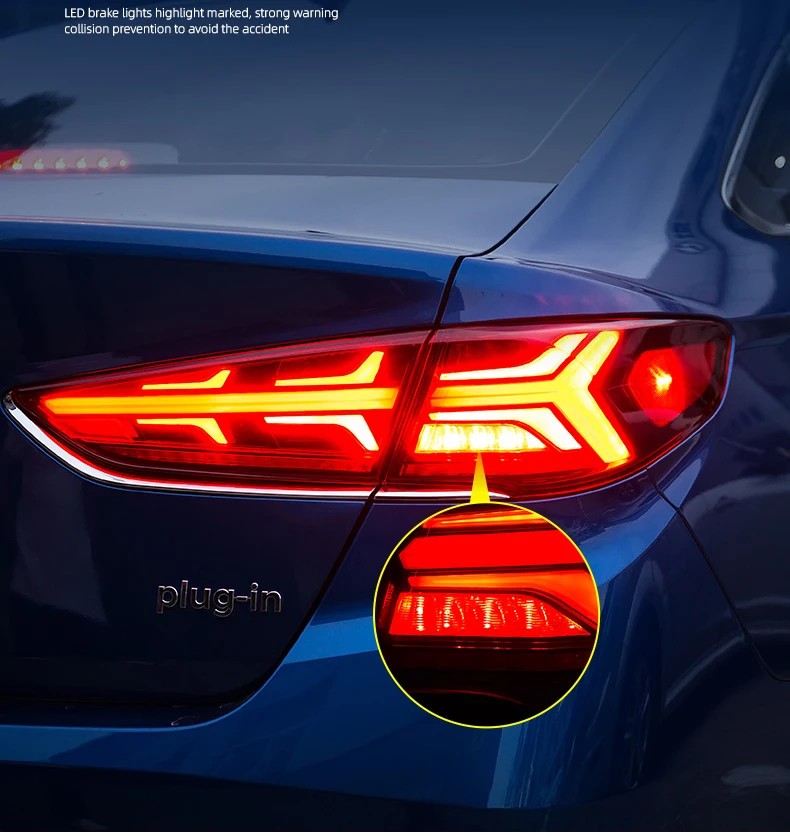 Чехол для автомобиля, задний фонарь для hyundai Sonata, задний фонарь, светодиодный задний фонарь Sonata, задний фонарь, светодиодный задний фонарь