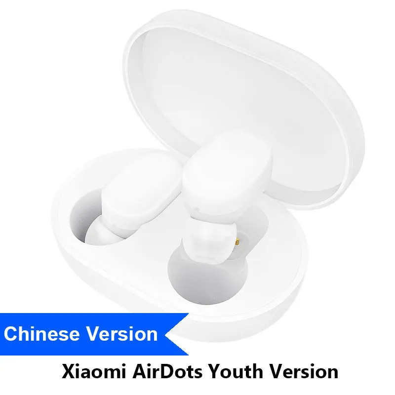 AirDots Youth. Xiaomi mi AirDots Bluetooth наушники TWS стерео беспроводные наушники-вкладыши Молодежная версия гарнитура бас наушники гарнитура с mi c Handsfree - Цвет: AirDots Youth.