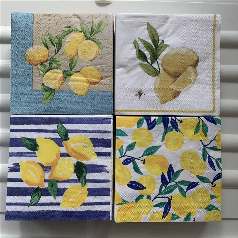 Свадебные винтажные салфетки 25 см элегантные бумажные для декупажа носовой