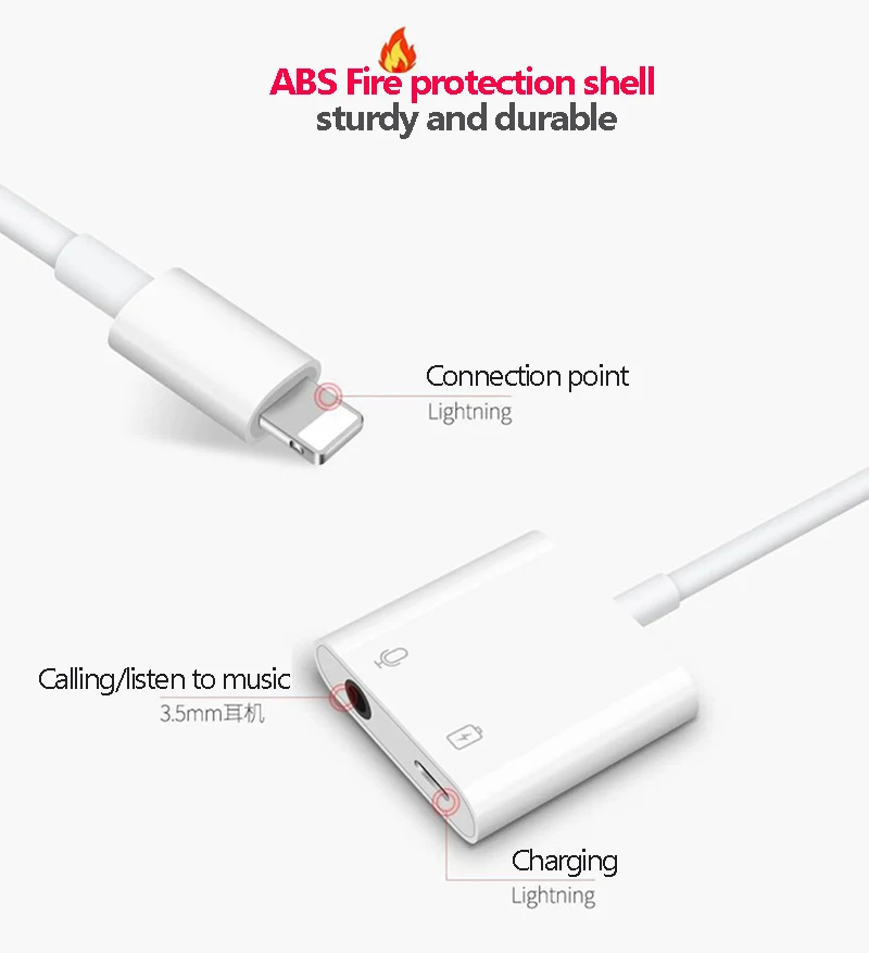 3,5 мм Адаптеры кабель для подключения наушников для IOS Syetem наушников Adaptador для iPhone 7 8 X AUX аудио адаптер для Lightning