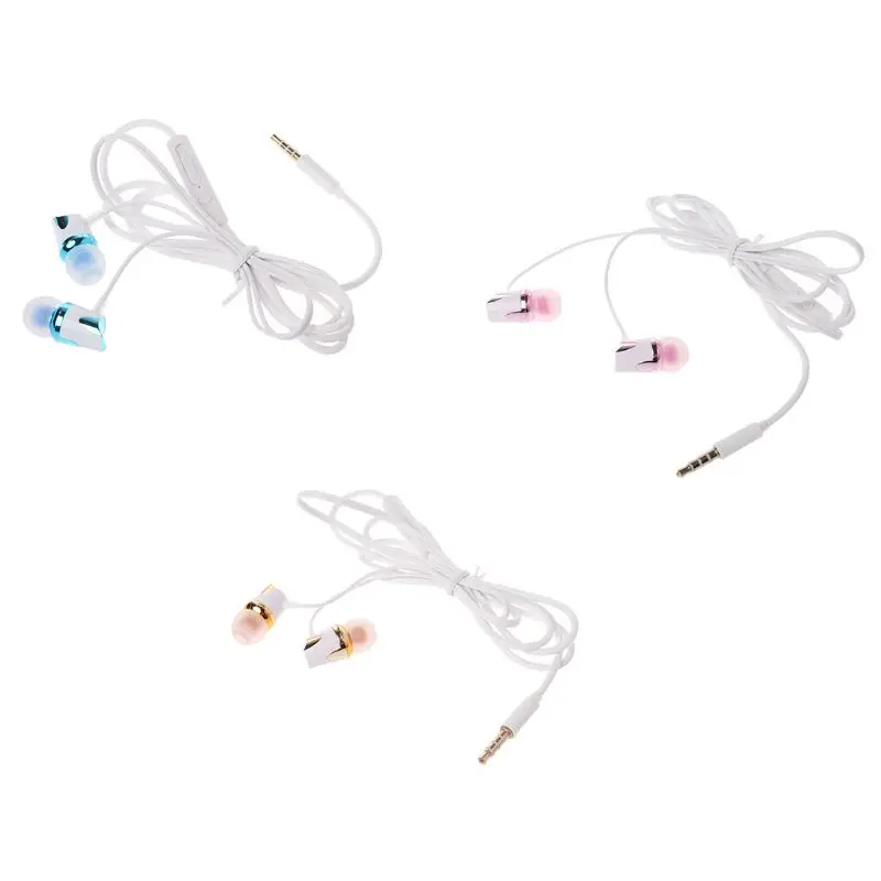 

3.5mm Jack In-Ear Stereo Earphone Headphone With Mic for Huawei Android smartphone tablet