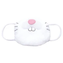 Женский Санта маффл маски со ртом для лица Рождественский рот маска хлопок пылезащитный маска для рта и лица Мягкий зимний теплый милый мультфильм кролик