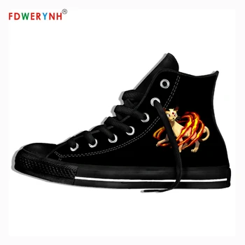 

Canvas Sneakers Design Pocket Monster Persian Anime Cartoon Casual High Tops Shoes