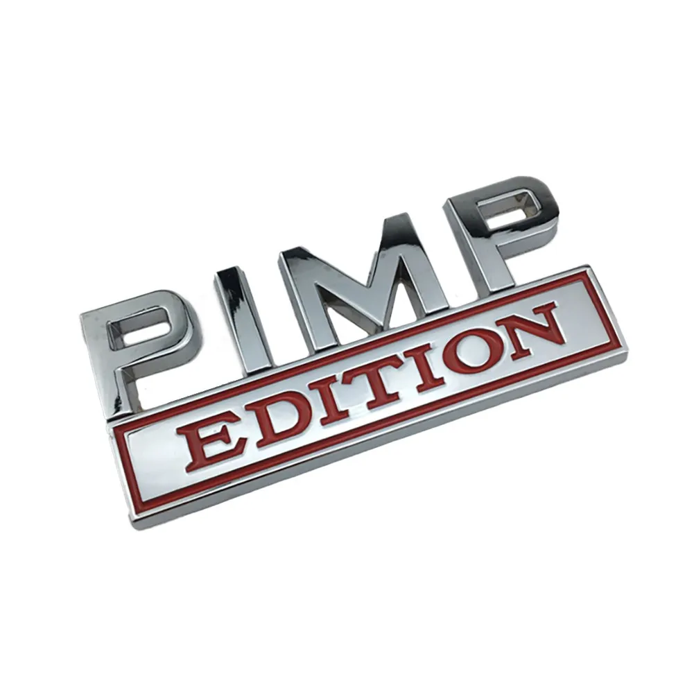 Автомобильная наклейка значки символ автомобиля эмблема для Chevy Ford PIMP EDITION