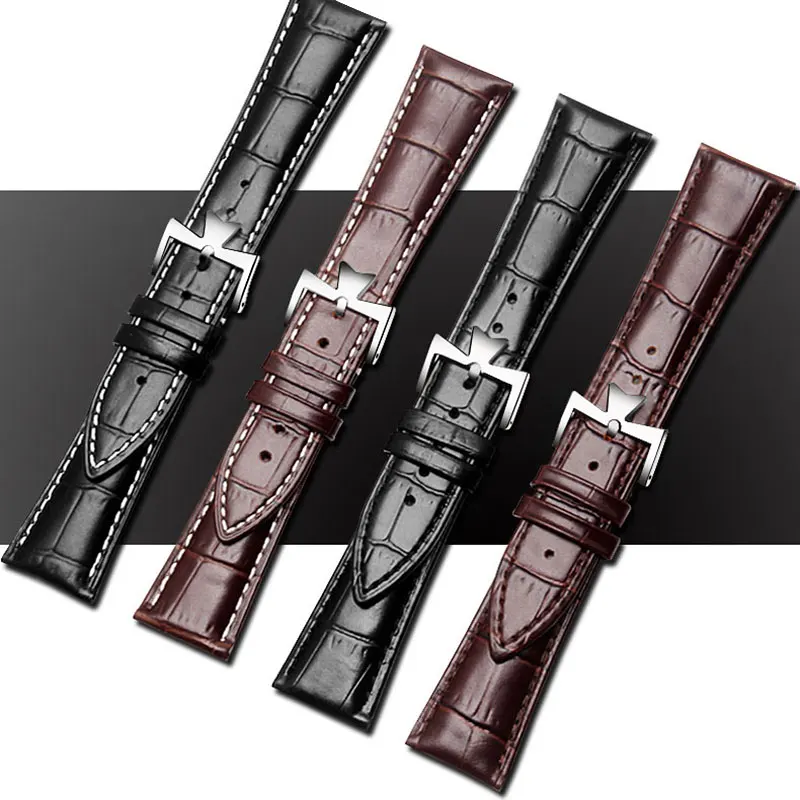 

Watchband Soft Calf Genuine Leather Watch Strap 18mm 19mm 20mm 21mm 22mm Watch Band for Tissot Seiko citizen Accessories