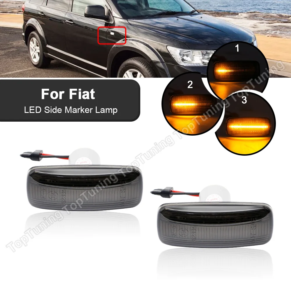 2 шт. динамические лампы для указателей поворота Fiat Freemont 2011 2012 2013 2014 2015 2016 |