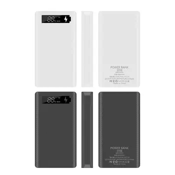 

QC3.0 PD LCD Display DIY 6x18650 Battery Case Power Bank Shell Quick Charge Box