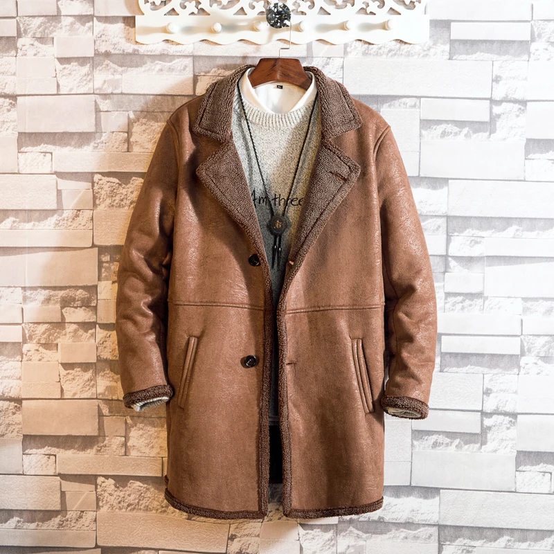 Reviews 2019 New Winter Motorcycle male Leather Jacket Men Windbreaker PU Jackets Male Outwear Warm PU Baseball Jackets Size S-4XL