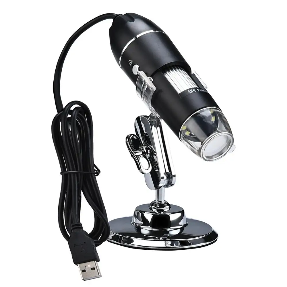 

800X/1000X/1600X USB Digital Microscope Endoscope Zoom Camera Magnifier + Holder