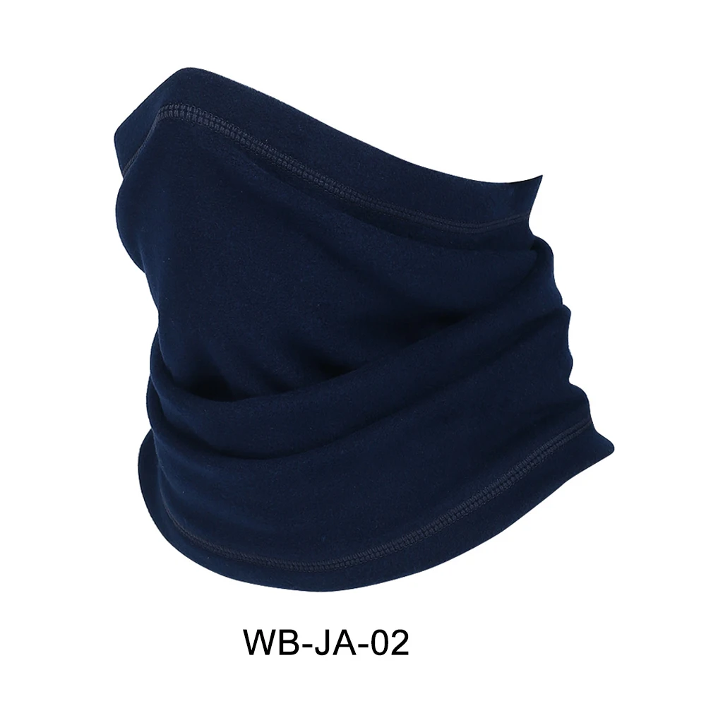 B-WBJA02 Горячая Распродажа, зимние теплые шарфы унисекс для холодной погоды, флисовые теплые полумаски для лица, шарфы для сноуборда, мужские, женские, грелки для шеи - Цвет: B-WBJA02