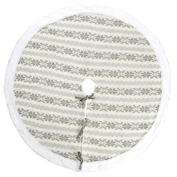 

Christmas Tree Skirt Cloth Carpet Floor Mat Festival Party Decor Tree Apron