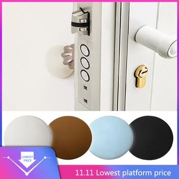 

Thickening Mute Door Stoppers Silicone Door Fender Door Handle Bumpers Buffer Guard Silencer Crash Pad Adhesive Wall Protectors