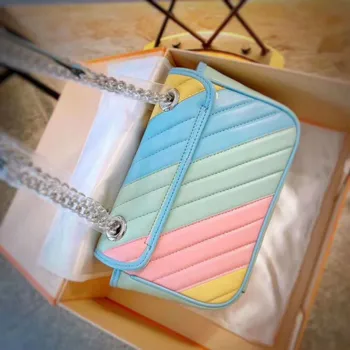 

Walking Show Big Brand Design, One Shoulder Slant Span, Portable Fashion Rainbow Bag, Medium Luxury Leather Bag, New 2020 Sac