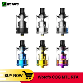 

[Pre-order] Wotofo COG MTL RTA Vape Tank 22mm Diameter 5-level airflow control fast clamp coil Atomizer For 510 Thread Box Mod