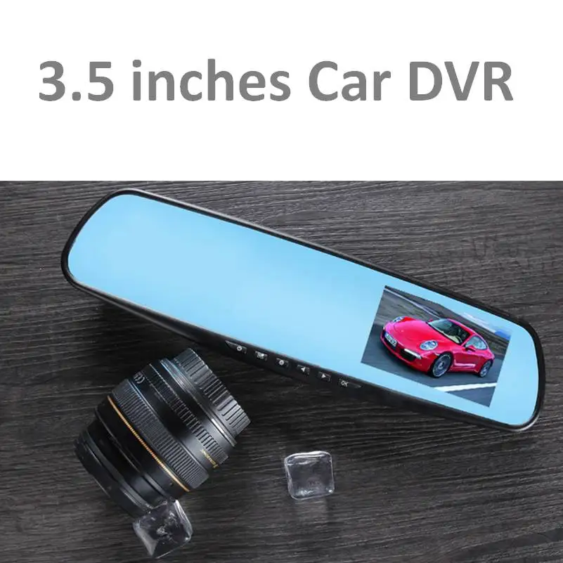 

Car DVR 3.5 Inch Dash Camera Mirror camera digital Video Recorder for vehicle safe driving Monitor automobile data recorder