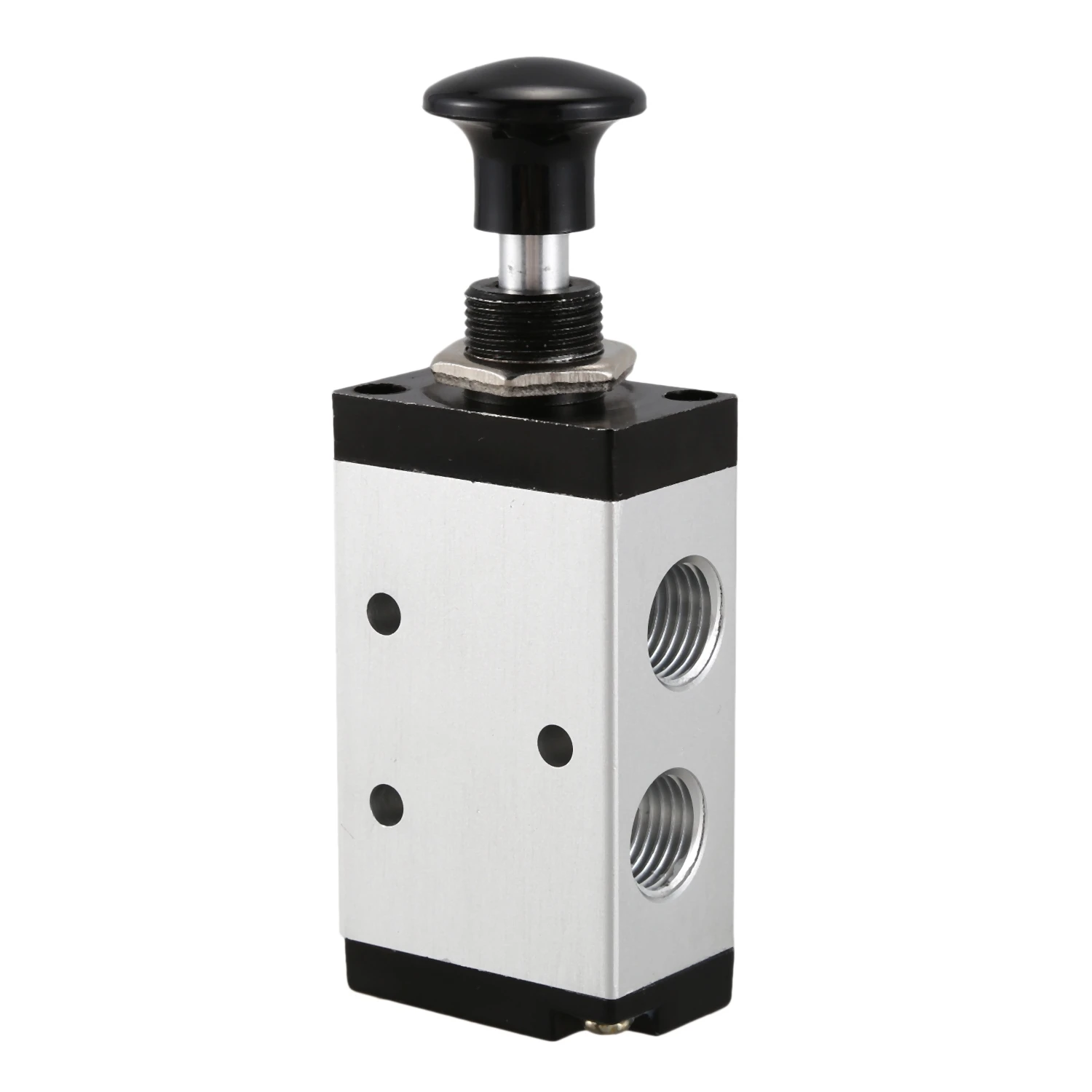 

5 Way Pneumatic Air Hand Lever Operated Valve Solenoid Valve Port 1/4 inch Manual Control Valves