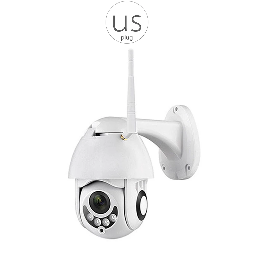 US Открытый 1080 P камера вращения Wifi видео рекордер для дома и офиса IP66 водонепроницаемый DVR US Plug - Цвет: US