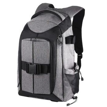 

PULUZ 3-Fold 14W Solar Power Outdoor Portable Dual Shoulders Backpack Camera Bag with USB Port & Earphone Hole