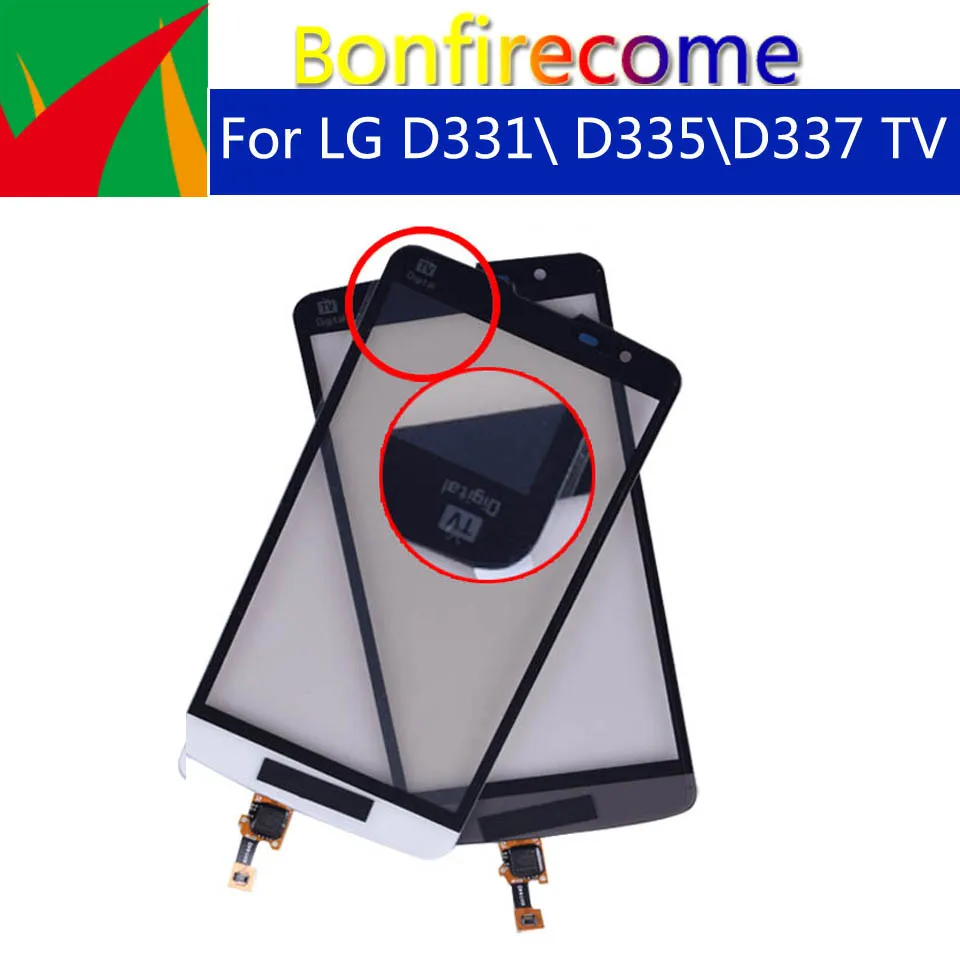 Touchscreen For LG L Bello D331 D335 D337 Touch Screen Digitizer LCD Display Front Glass Panel Sensor Replacement 5.0 inch