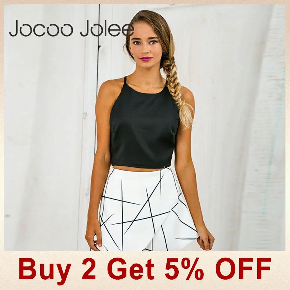 Jocoo Jolee шорты с высокой талией с геометрическим узором Элегантные повседневные женские короткие штаны для работы размера плюс юбки с неровной молнией Шорты
