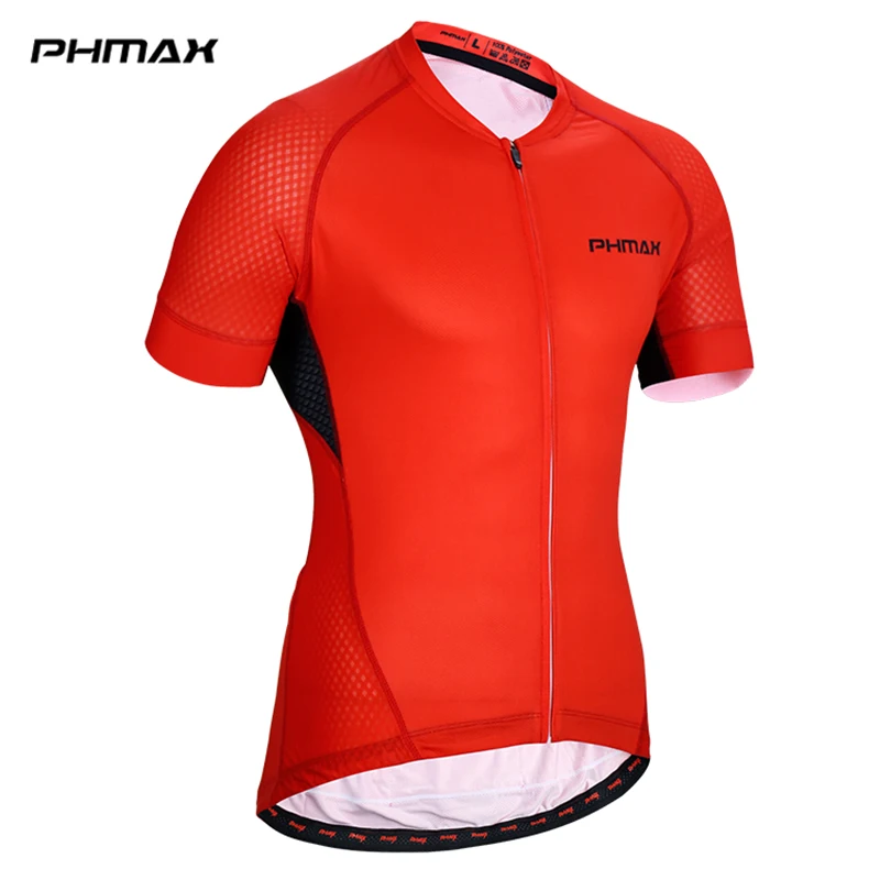 PHMAX Pro велосипедная майка 5 цветов летняя одежда для горного велосипеда одежда для велоспорта Одежда для велоспорта Ropa Maillot Ciclismo для мужчин и женщин - Цвет: red
