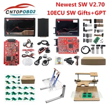 Kess v5.017 online v2.80 mestre versão obd2 gerente tuning kit ktag v7.020 v2.25 ue vermelho kess bdm titânio winols ecu programador