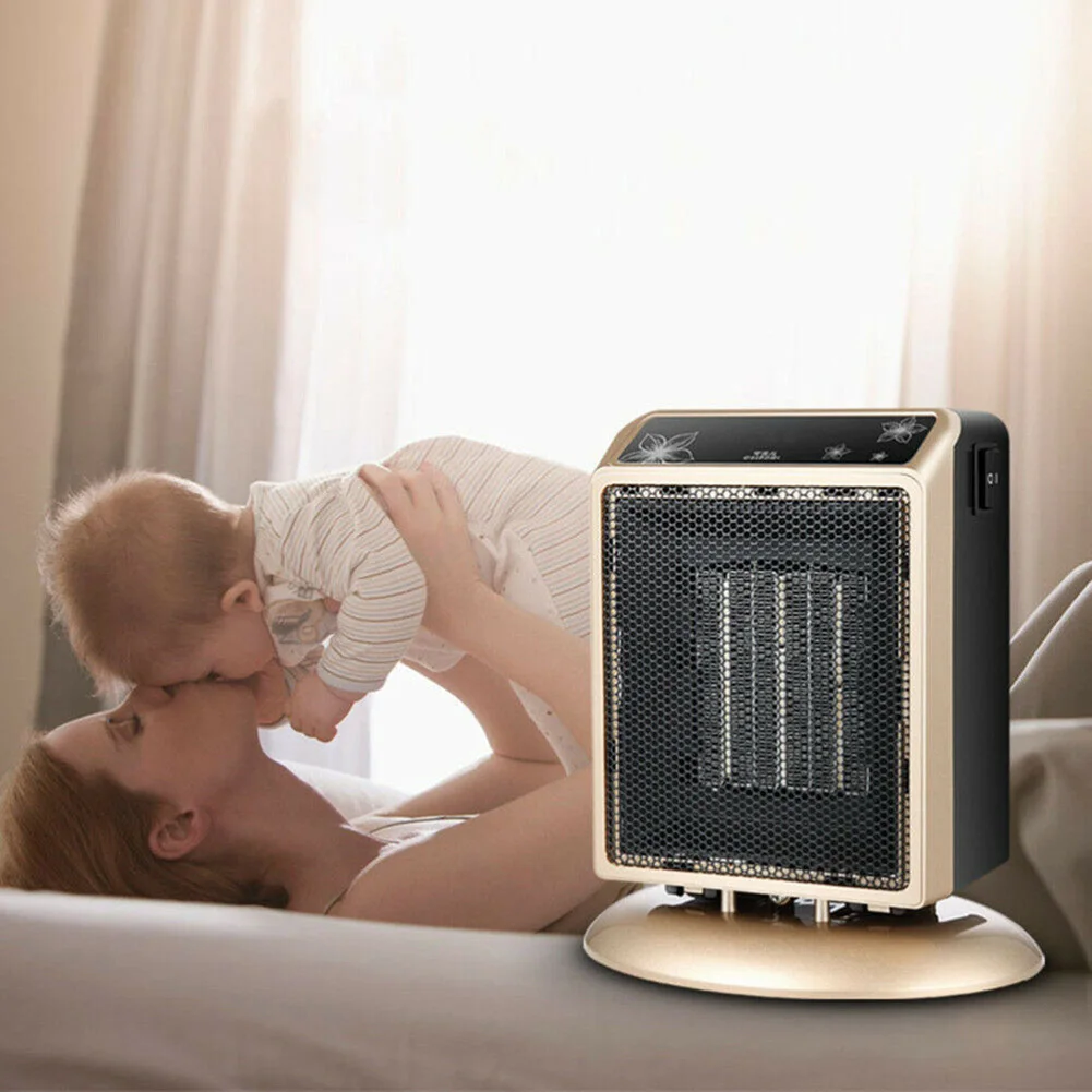 Mini Silent Mute Upright Heating Warm Air Blower Heater for Winter Home Room LB88
